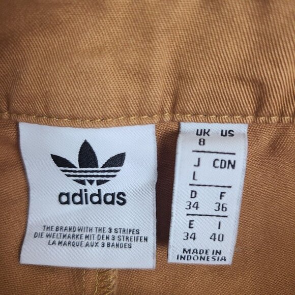 Adidas Womens RM300 Button Fly Pants Size 8 Twill Mesa High Rise with Pockets - Picture 4 of 7